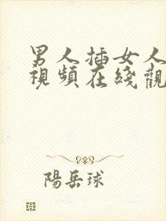 男人插女人下面视频在线观看