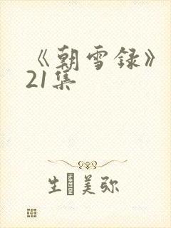 《朝雪录》 第21集
