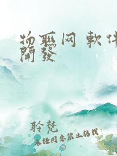 物联网 软件 开发