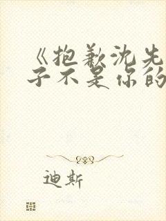 《抱歉沈先生孩子不是你的》短剧