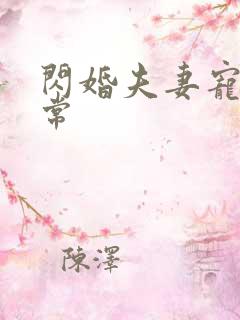 闪婚夫妻宠娃日常