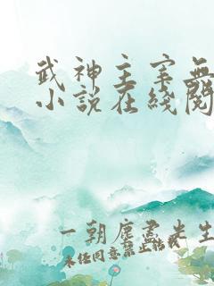 武神主宰无弹窗小说在线阅读