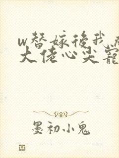 w替嫁后我成了大佬心尖宠》