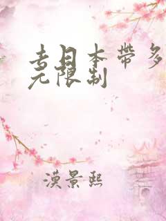 去日本带多少日元限制