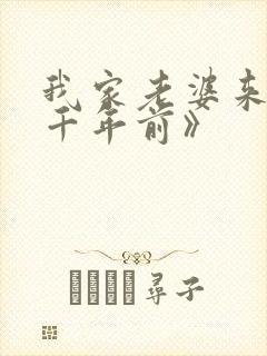 我家老婆来自一千年前》