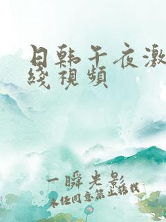 日韩午夜激情在线视频