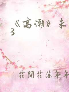 《高潮》未删减3