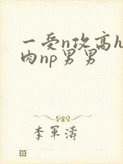 一受n攻高h全肉np男男