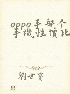 oppo手哪个手机性价比高