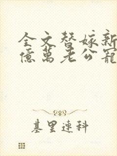 全文替嫁新娘:亿万老公宠上天