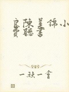 良陈美锦小说免费听书