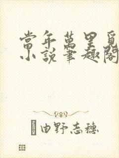 当年万里觅封侯小说笔趣阁