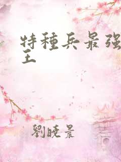 特种兵最强女兵王