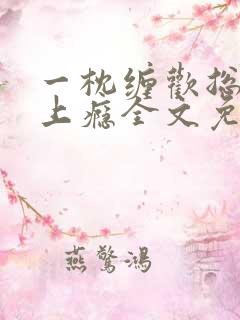 一枕缠欢总裁宠上瘾全文免费阅读