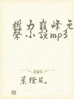 权力巅峰免费有声小说mp3