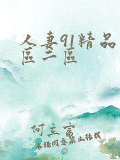 人妻91精品一区二区