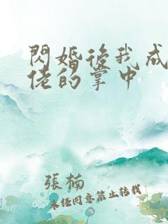 闪婚后我成了大佬的掌中