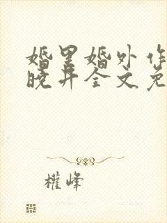 婚里婚外作者叶晓井全文免费阅读
