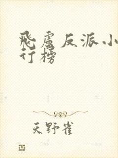 飞卢反派小说排行榜