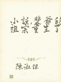 小说,裴爷的小祖宗重生了