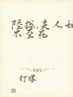 陆总,夫人她罪不至死