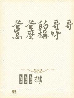 爸爸的哥哥老婆怎么称呼