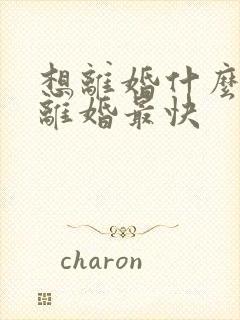 想离婚什么方法离婚最快