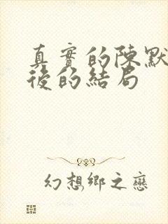 真实的陈默群最后的结局