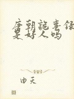 唐朝诡事录宋商是好人吗