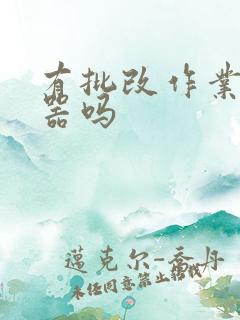 有批改作业的神器吗