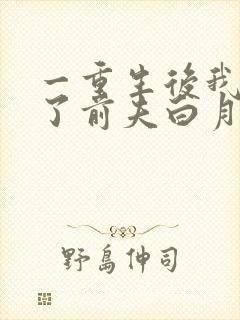 一重生后我顶替了前夫白月光