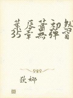 叶辰萧初然9935章无弹窗