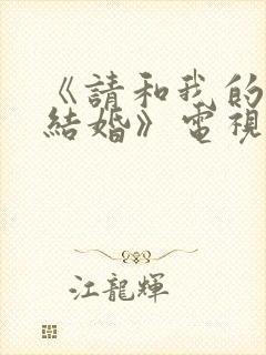 《请和我的老公结婚》电视剧日剧