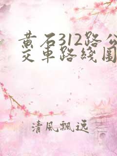 黄石312路公交车路线图