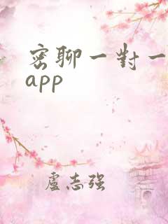 密聊一对一交友app
