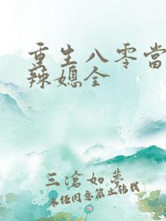 重生八零当家小辣媳全