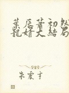 叶辰萧初然上门龙婿大结局