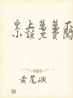 皇上万万不可 小说免费阅读