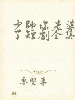 少帅你老婆又跑了短剧全集免费