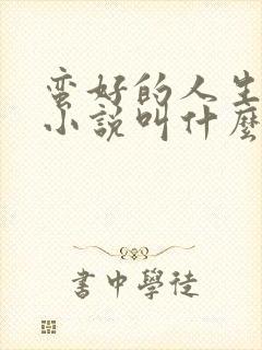 蛮好的人生原著小说叫什么名字