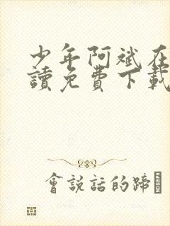 少年阿斌在线阅读免费下载小说全文