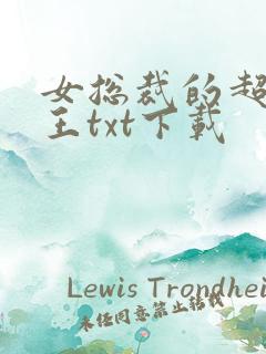 女总裁的超级兵王txt下载