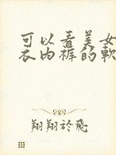 可以看美女脱内衣内裤的软件