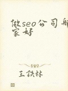 做seo公司哪家好