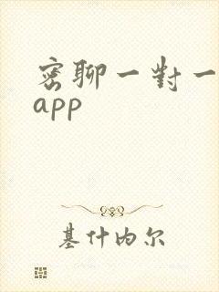 密聊一对一交友app