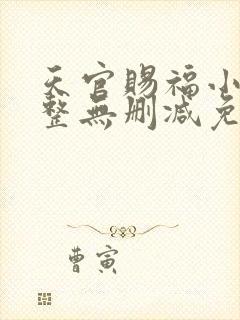 天官赐福小说完整无删减免费阅读