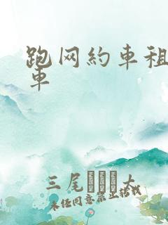 跑网约车租电动车