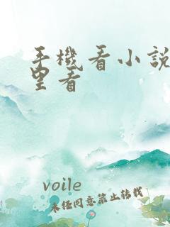 手机看小说在哪里看