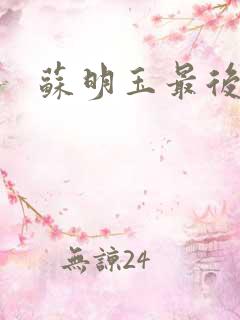 苏明玉最后结局