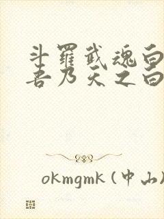 斗罗武魂白虎,吾乃天之白帝